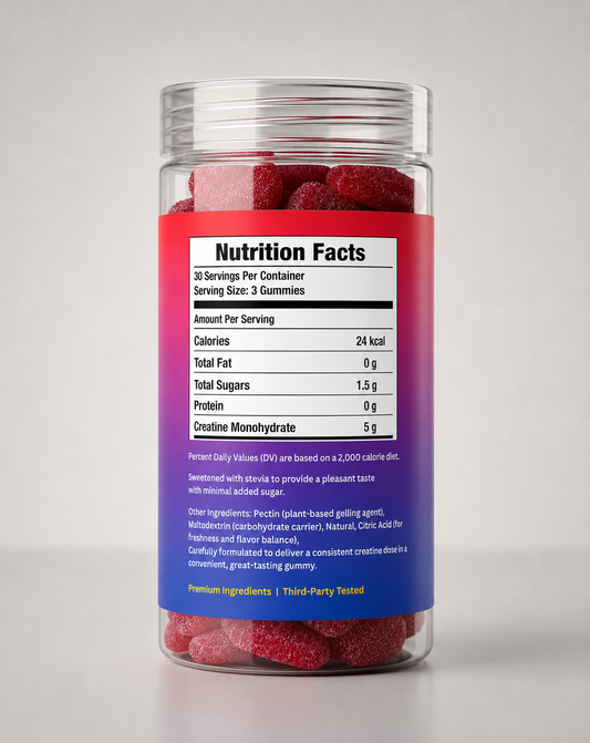 Creatine Gummies (720g Bottle)
