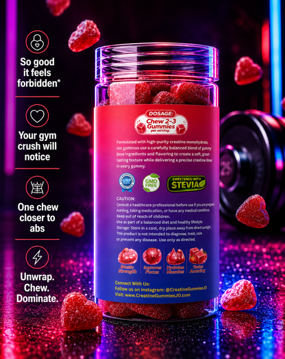 Creatine Gummies (720g Bottle)