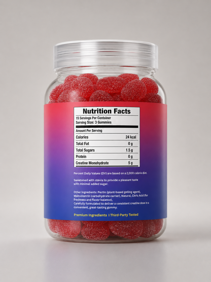 Creatine Gummies (360g Bottle)