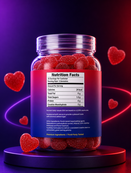 Creatine Gummies (360g Bottle)